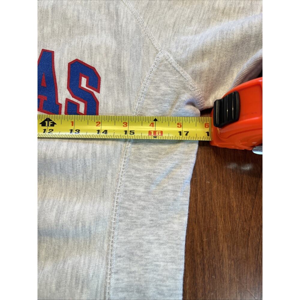 Champion Reverse Weave Sweatshirt Kansas Pullover Small Gray - Picture 5 of 5